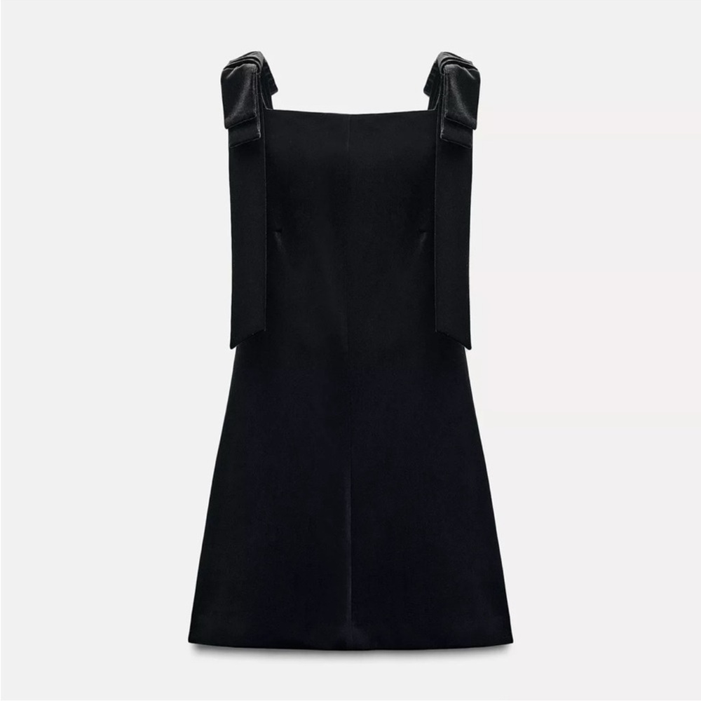 Zara Velvet Bow Dress